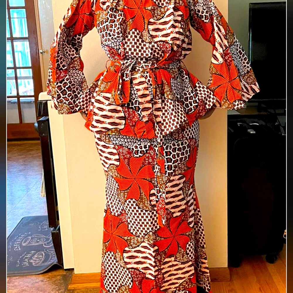skirt and Top African print beautiful two pieces